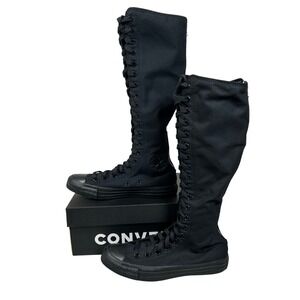 Converse Chuck Taylor All Star XXHi 7.5 Women/5.5 Men Black Knee Hi Punk Grunge